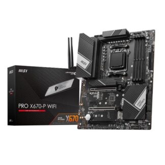 MSI PRO X670-P WIFI DDR5 AM5 AMD Ryzen 7000 Series ATX Motherboard