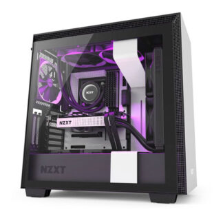 NZXT H Series H710i Matte White Tempered Glass ATX Mid Tower Case CA-H710i-W1